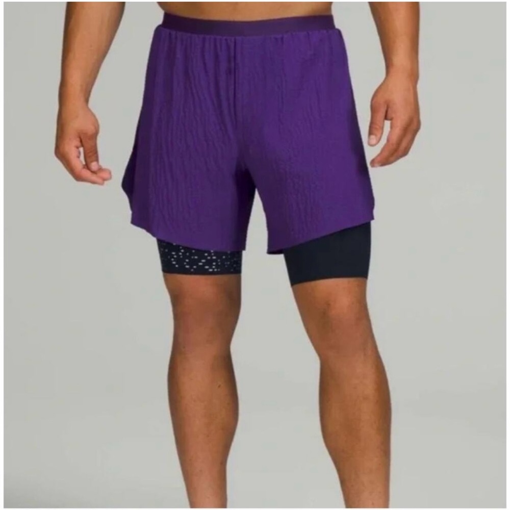 Lululemon Surge Lined Short Special Edition Petrol Purple